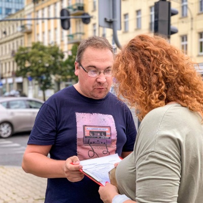 Inauguracja zbiórki podpisów w Łodzi - Lewica 2019